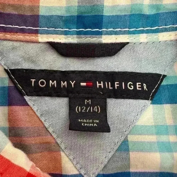 Tommy Hilfiger button down boy shirt (i2) - Picture 4 of 7